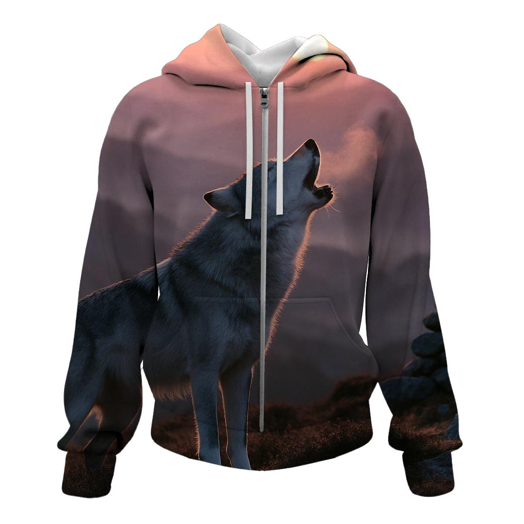 Highland Howl At Sunrise hoodie designs