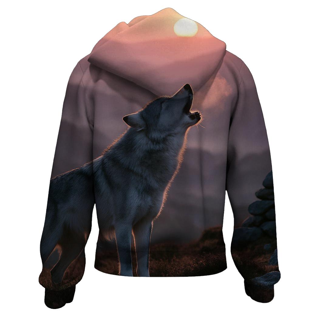 Highland Howl At Sunrise hoodie designs