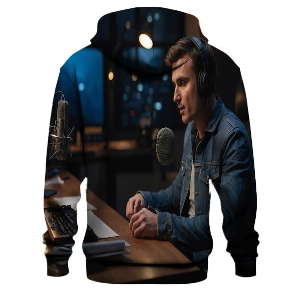 Evening Podcast Conversation lightweight hoodies