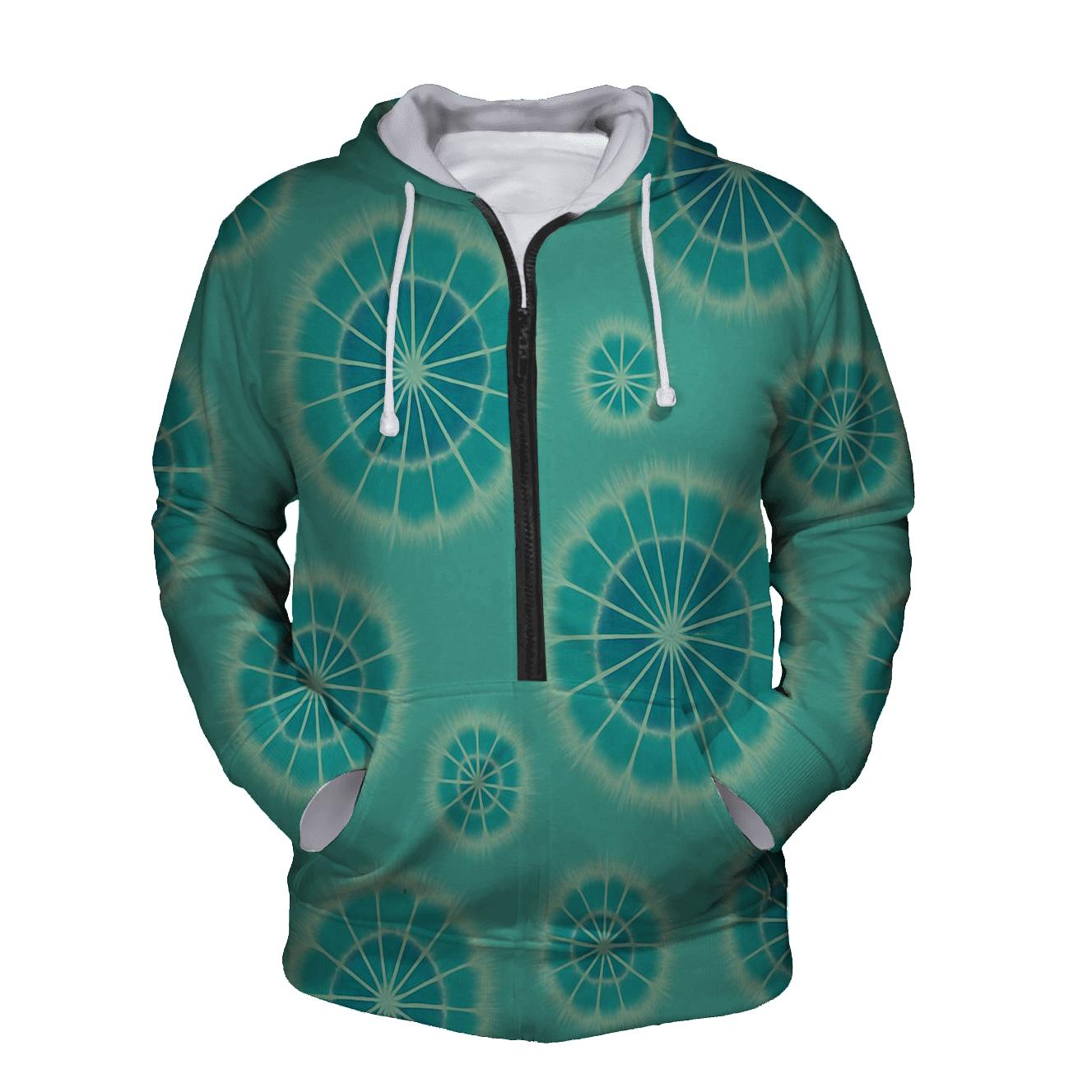 Radiant Kumos In Turquoise Hues graphic hoodies