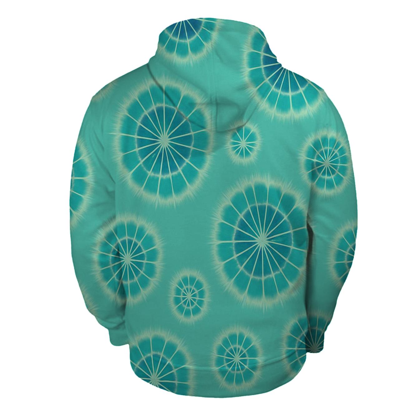 Radiant Kumos In Turquoise Hues graphic hoodies