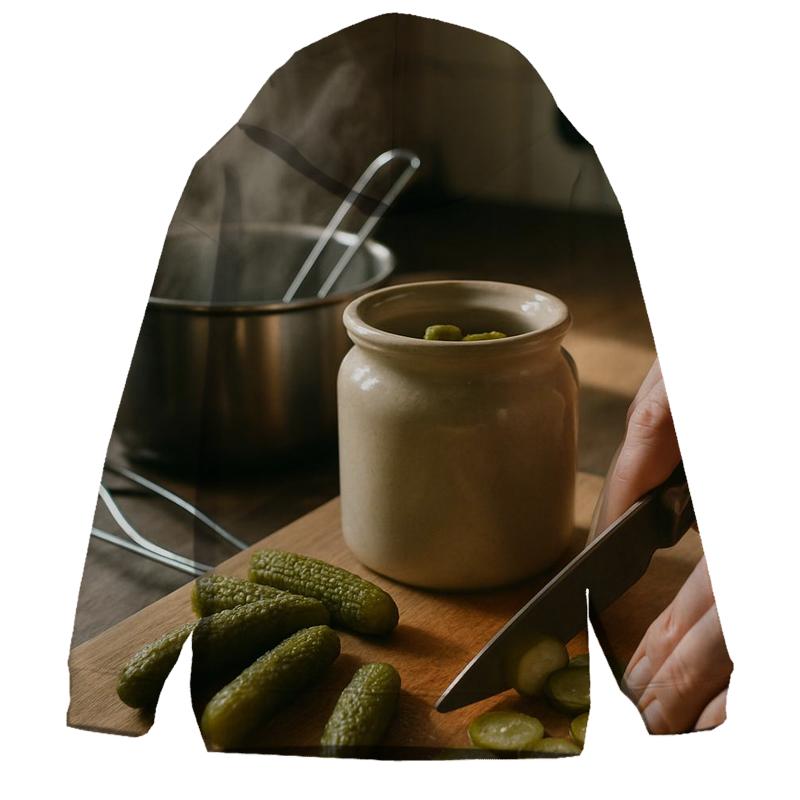 Home Kitchen Cornichon Preparation graphic hoodies