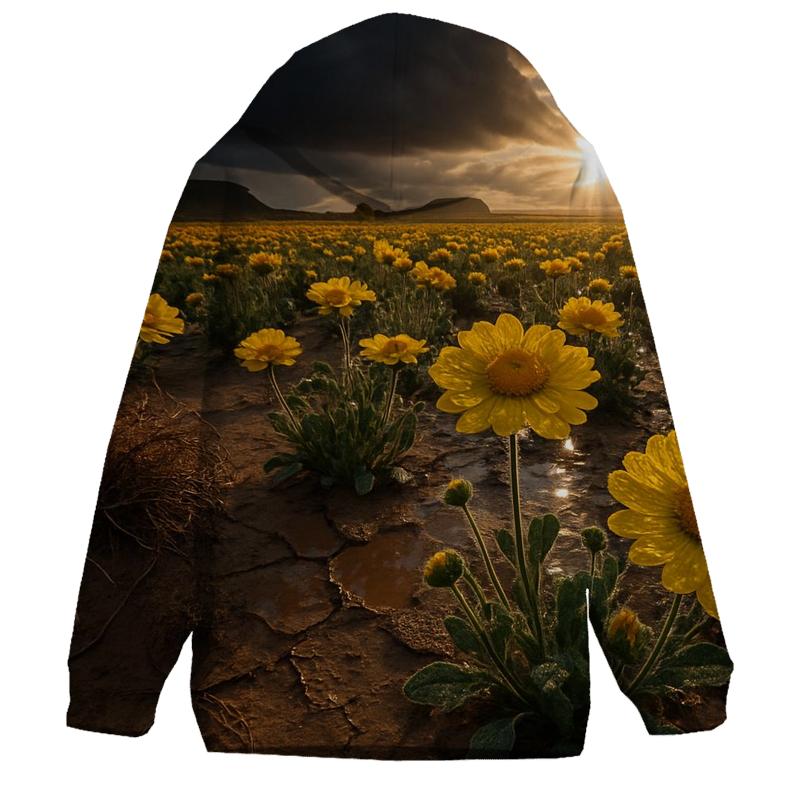 Desert Marigold After Storm graphic hoodies