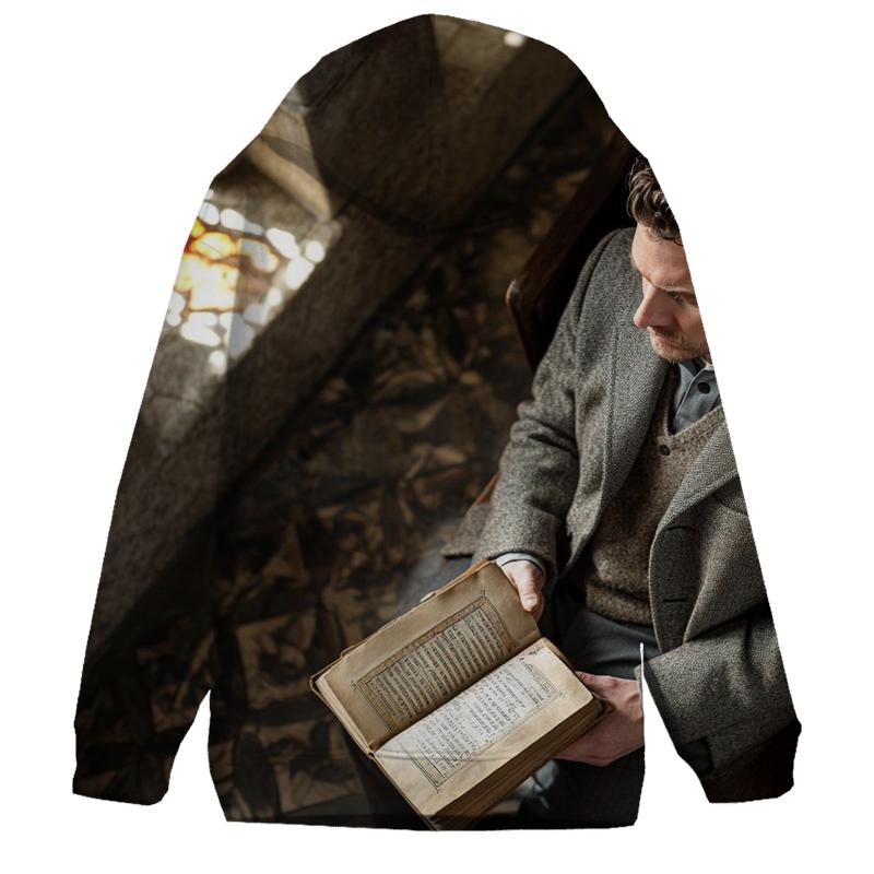Graham Greene At Church Confessional premium hoodies