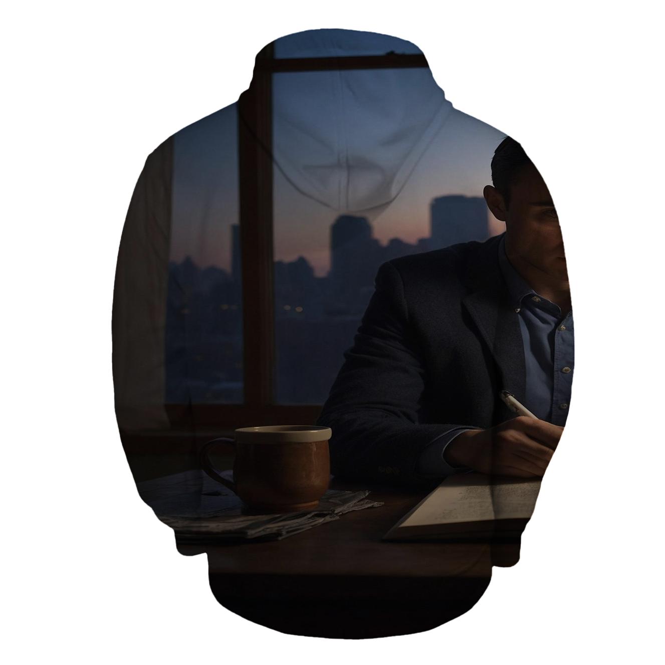 Charlie Kirk Morning Study Session pullover hoodies