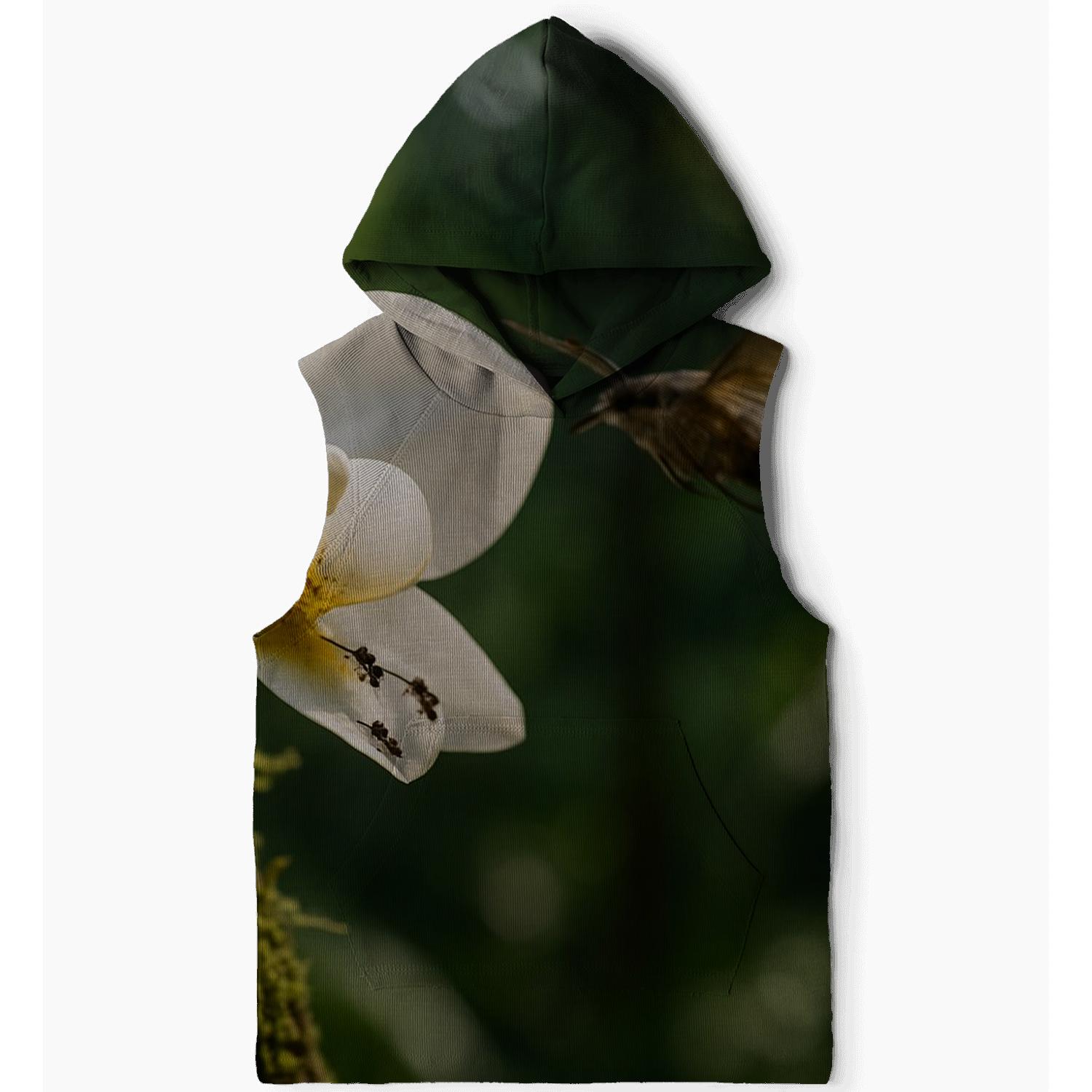 Orchid Pollination In Tropical Canopy printed hoodies
