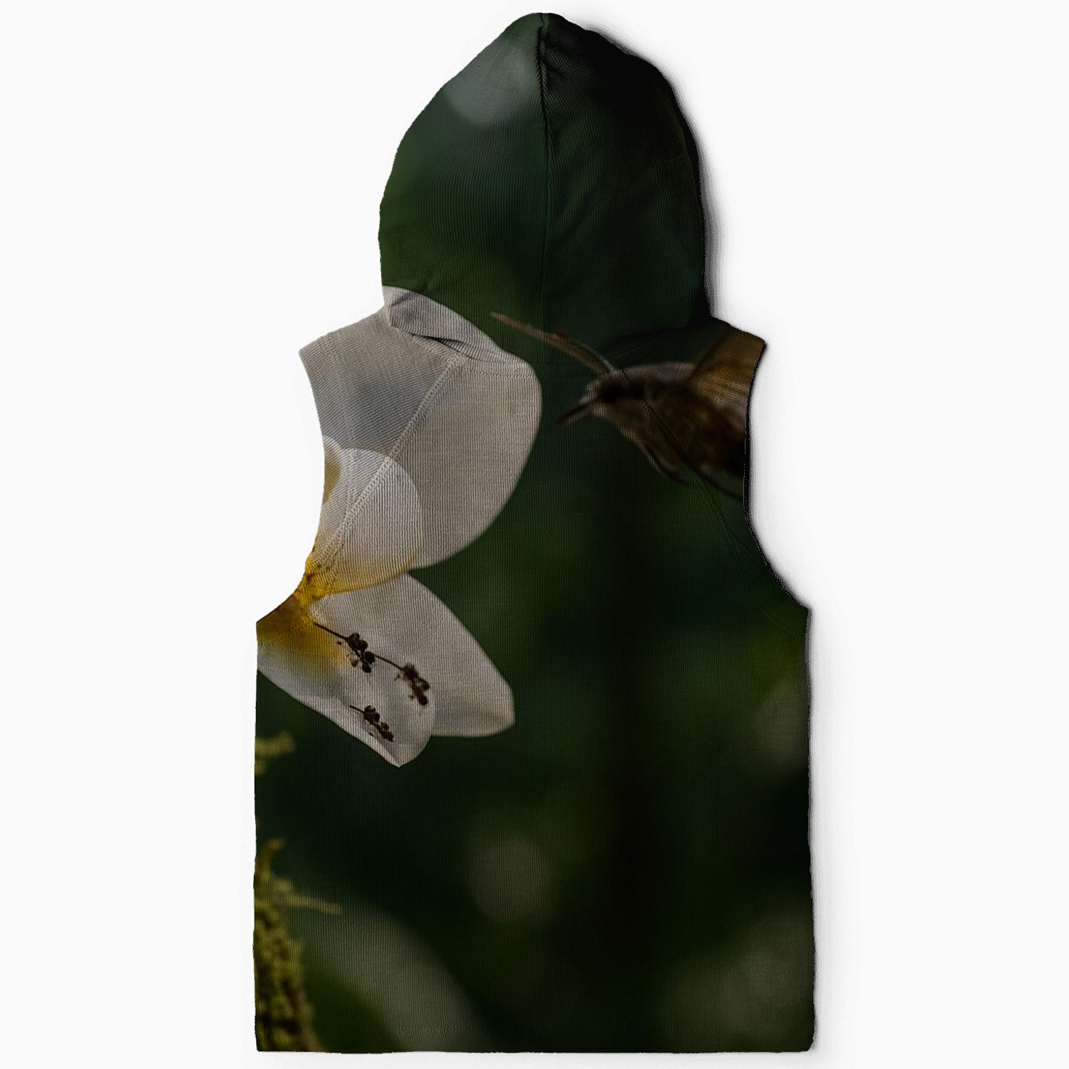 Orchid Pollination In Tropical Canopy printed hoodies