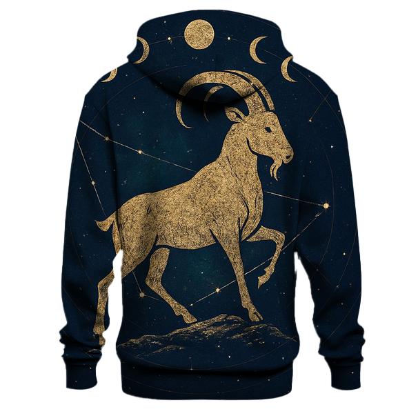 Capricorn Stellar Summit Emblem embroidered hoodies