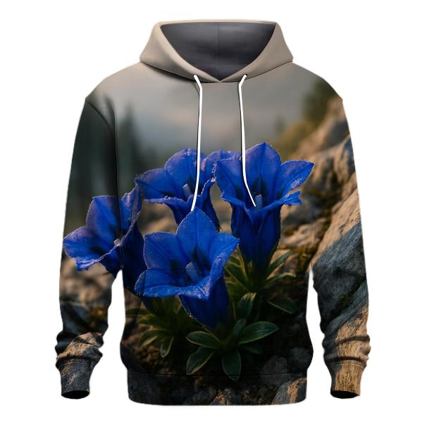 Alpine Gentian At Dawn hoodie styles