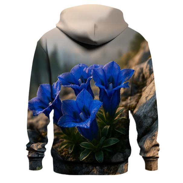 Alpine Gentian At Dawn hoodie styles