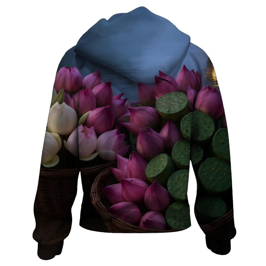 Lotus Seed Market Dawn designer hoodies
