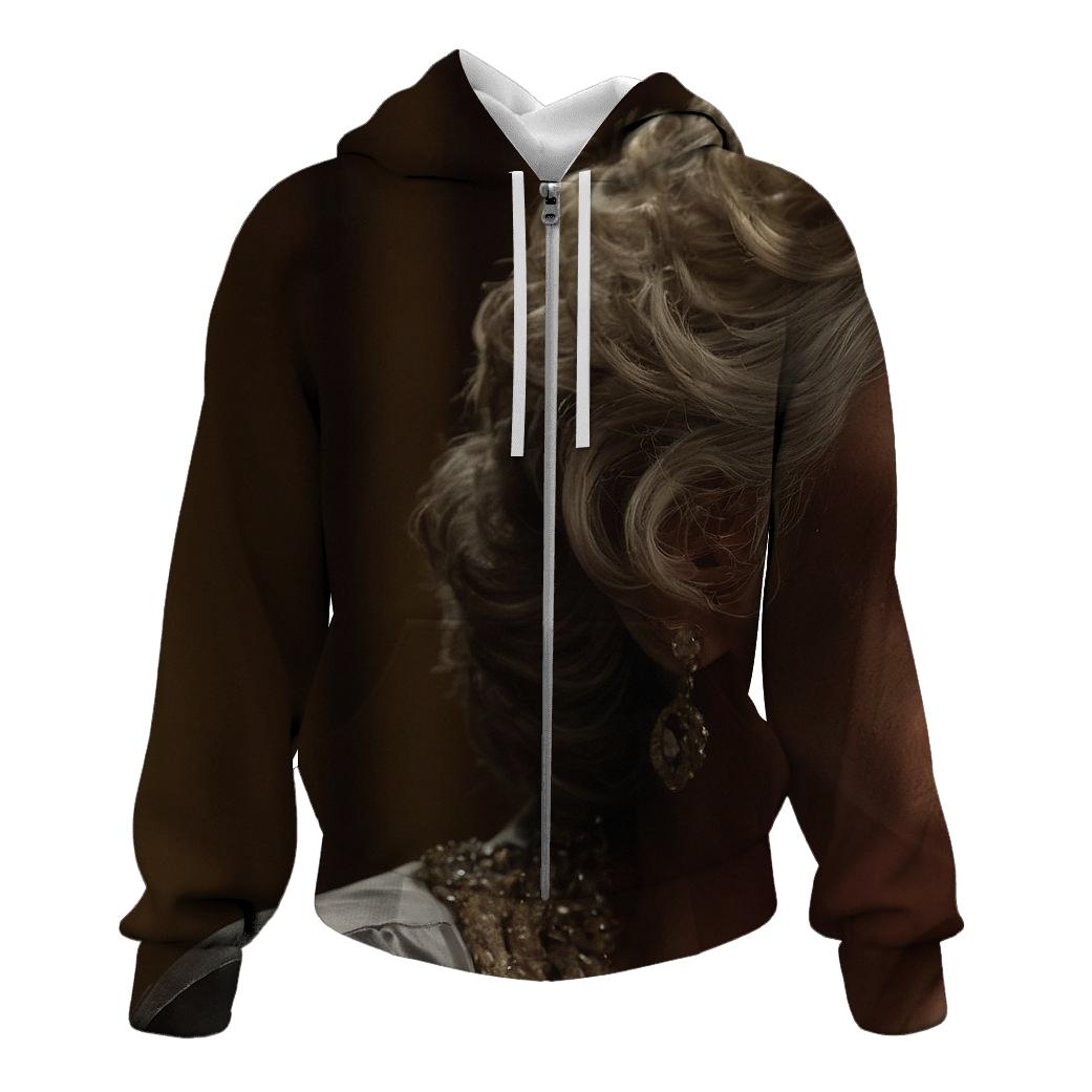 Polly Holliday Backstage Southern Theater Portrait printed hoodies