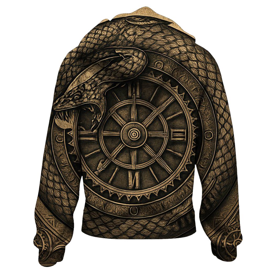 Clockwork Ouroboros Mandala hoodie styles