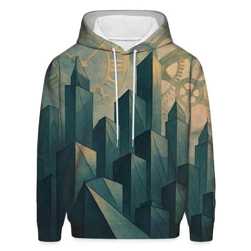 Temporal Origami City hoodie designs