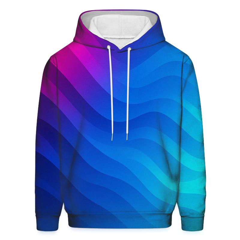 Prismatic Waveform hoodies fashion