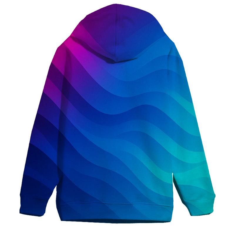Prismatic Waveform hoodies fashion