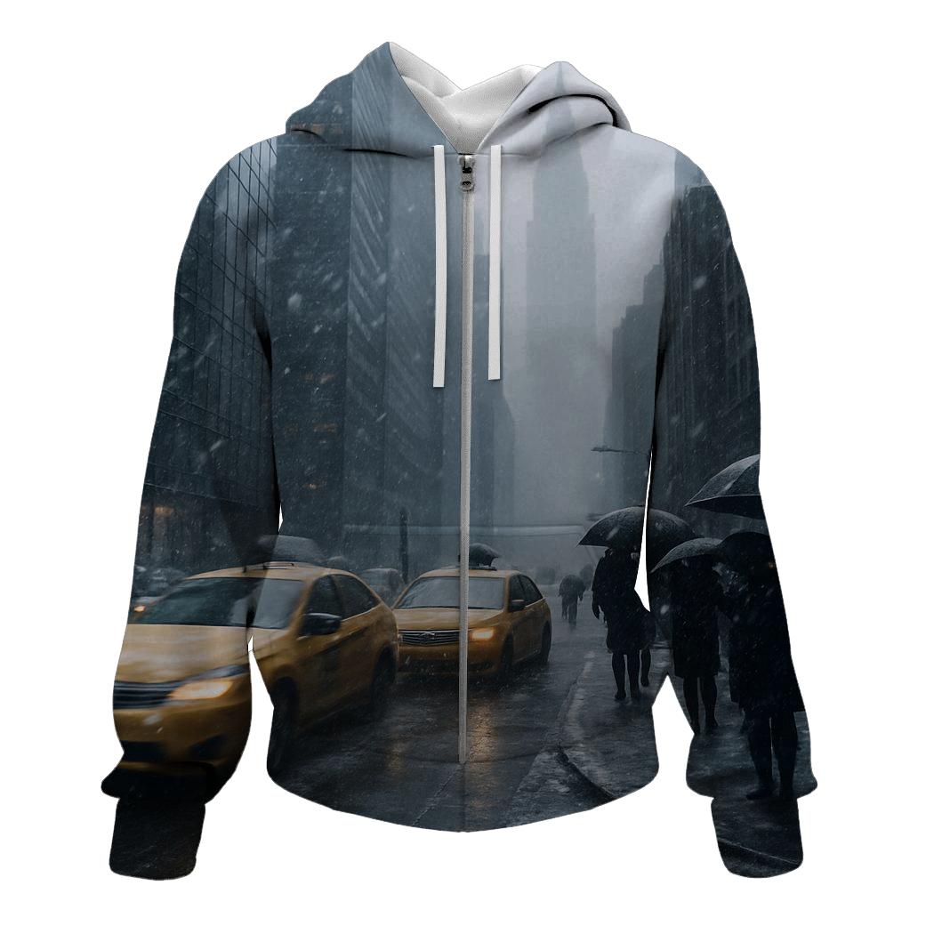 Midtown Snow Squall embroidered hoodies