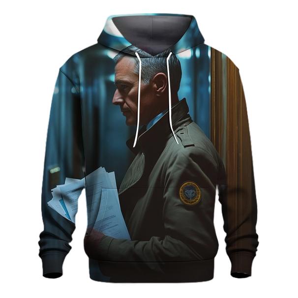 Graham Greene In A London MI6 Briefing Corridor hoodie styles
