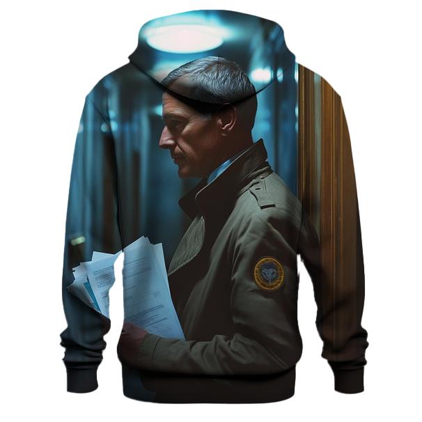 Graham Greene In A London MI6 Briefing Corridor hoodie styles