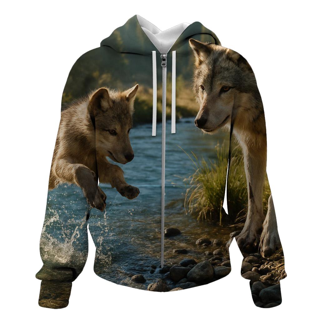 River Crossing Juvenile Education printed hoodies