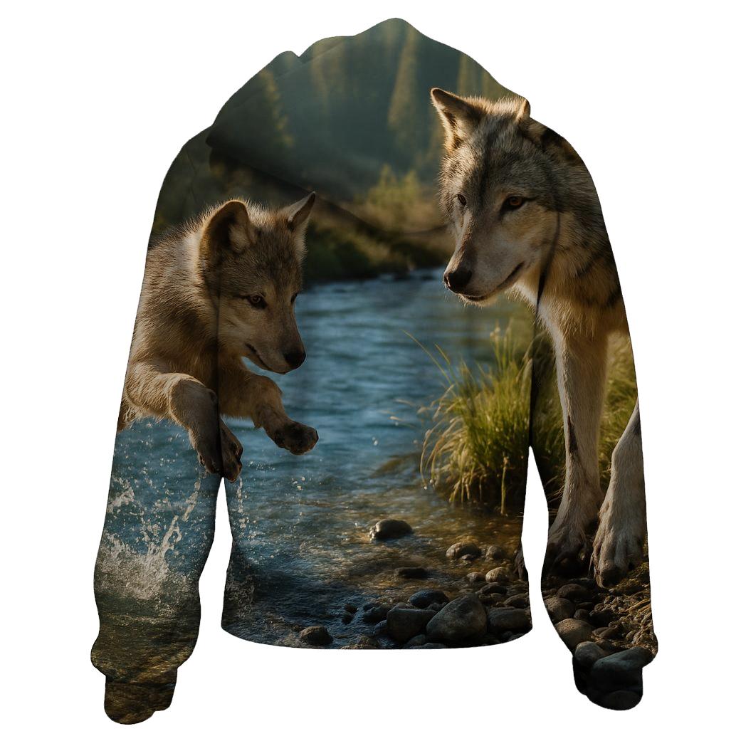 River Crossing Juvenile Education printed hoodies