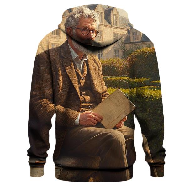 Graham Greene Teaching Creative Writing In Oxford College Garden designer hoodies