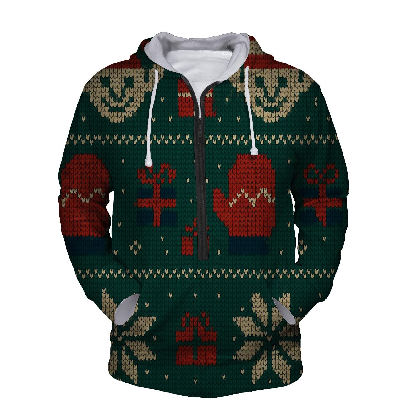 Elf Sweater Patchwork Design hoodies fashion