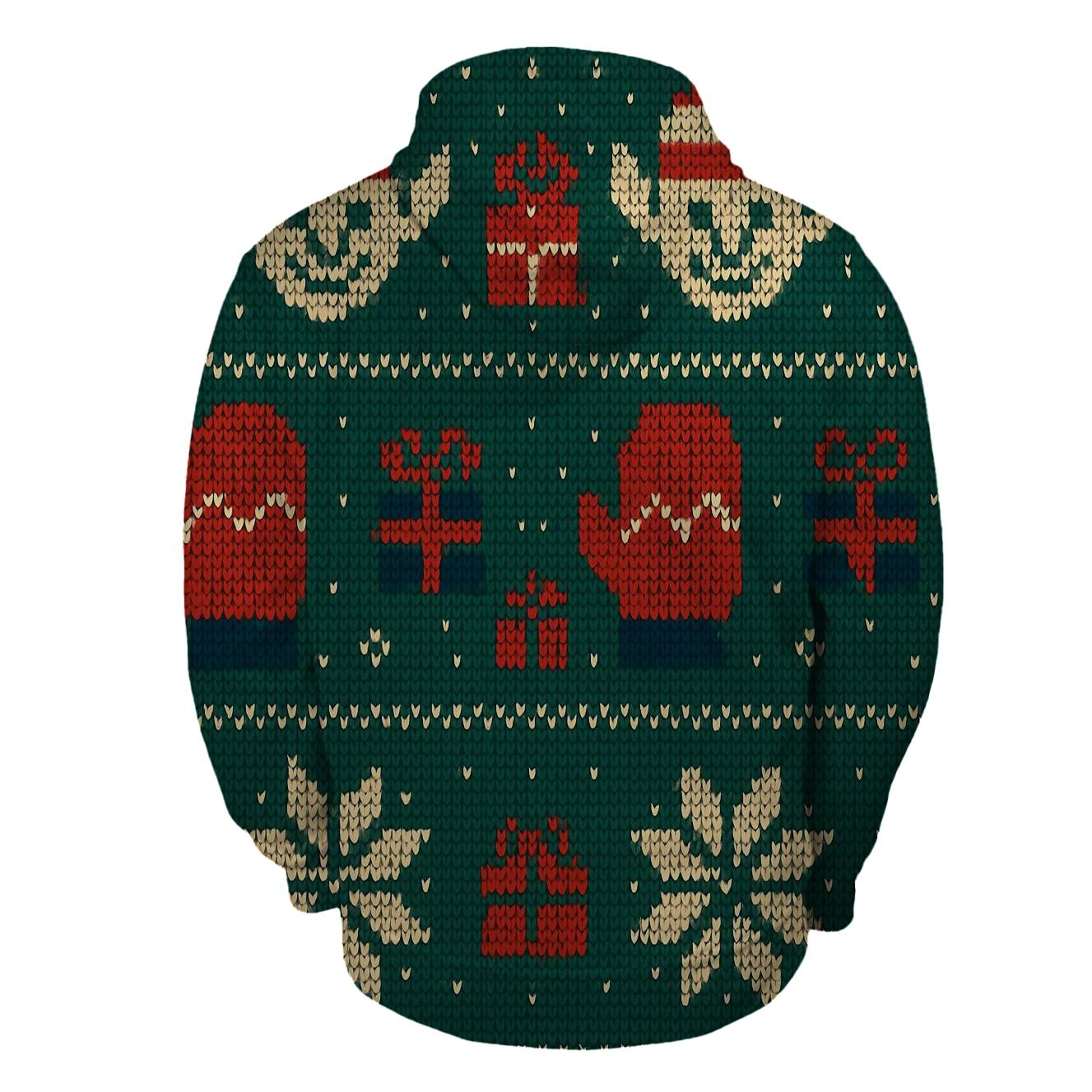 Elf Sweater Patchwork Design hoodies fashion