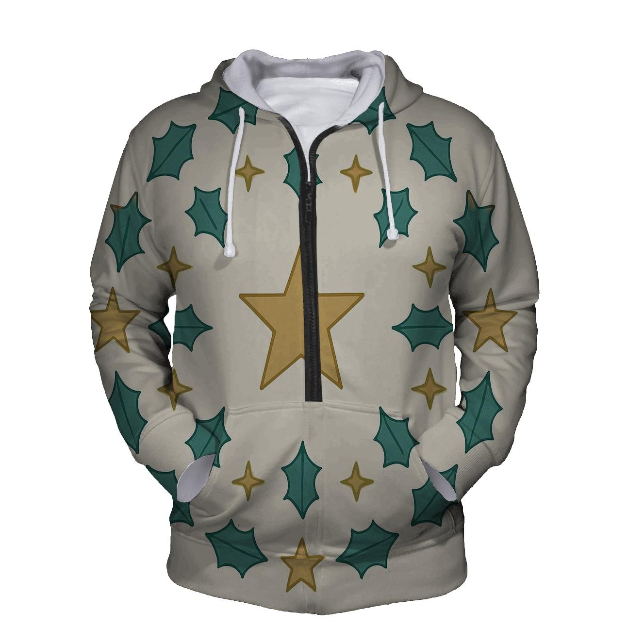Celestial Christmas Harmony printed hoodies