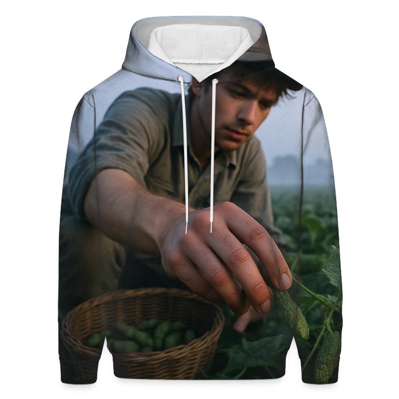 Gherkin Harvest At Dawn printed hoodies