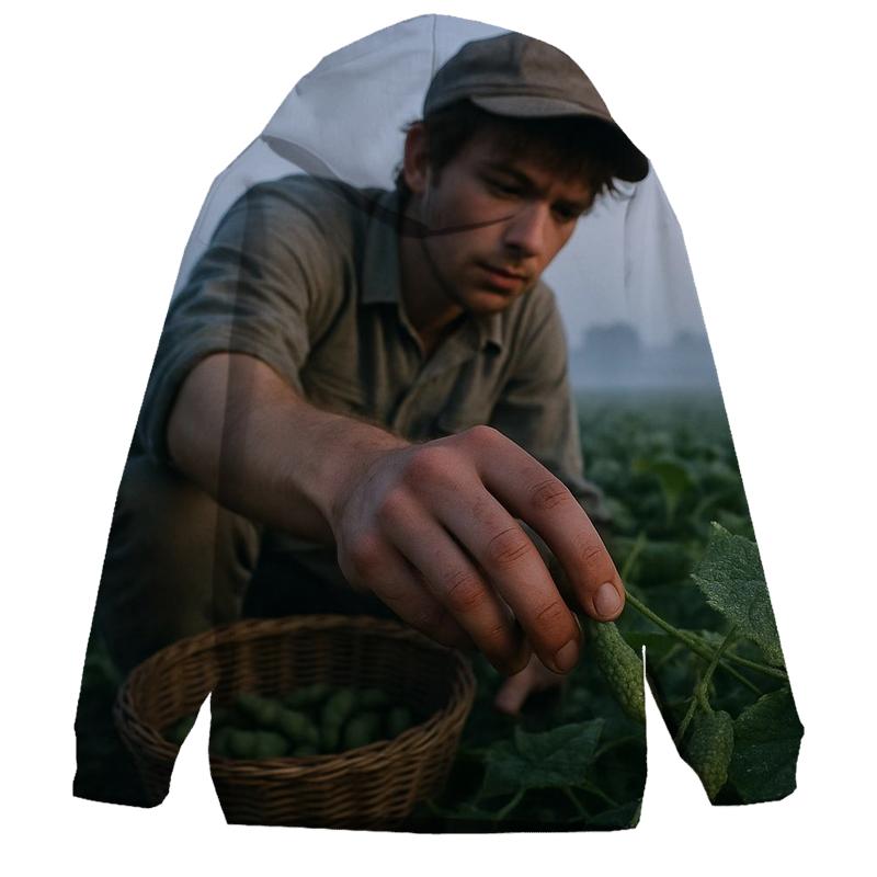 Gherkin Harvest At Dawn printed hoodies