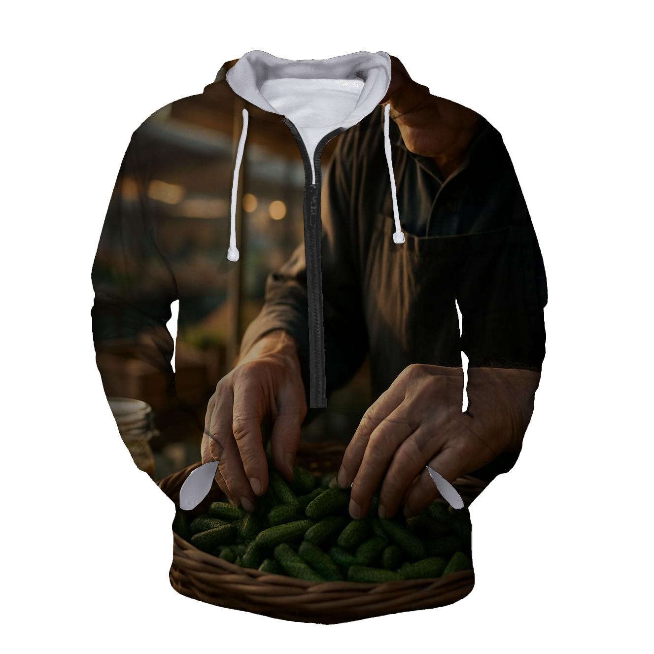 Market Vendor Sorting Cornichons hoodie styles