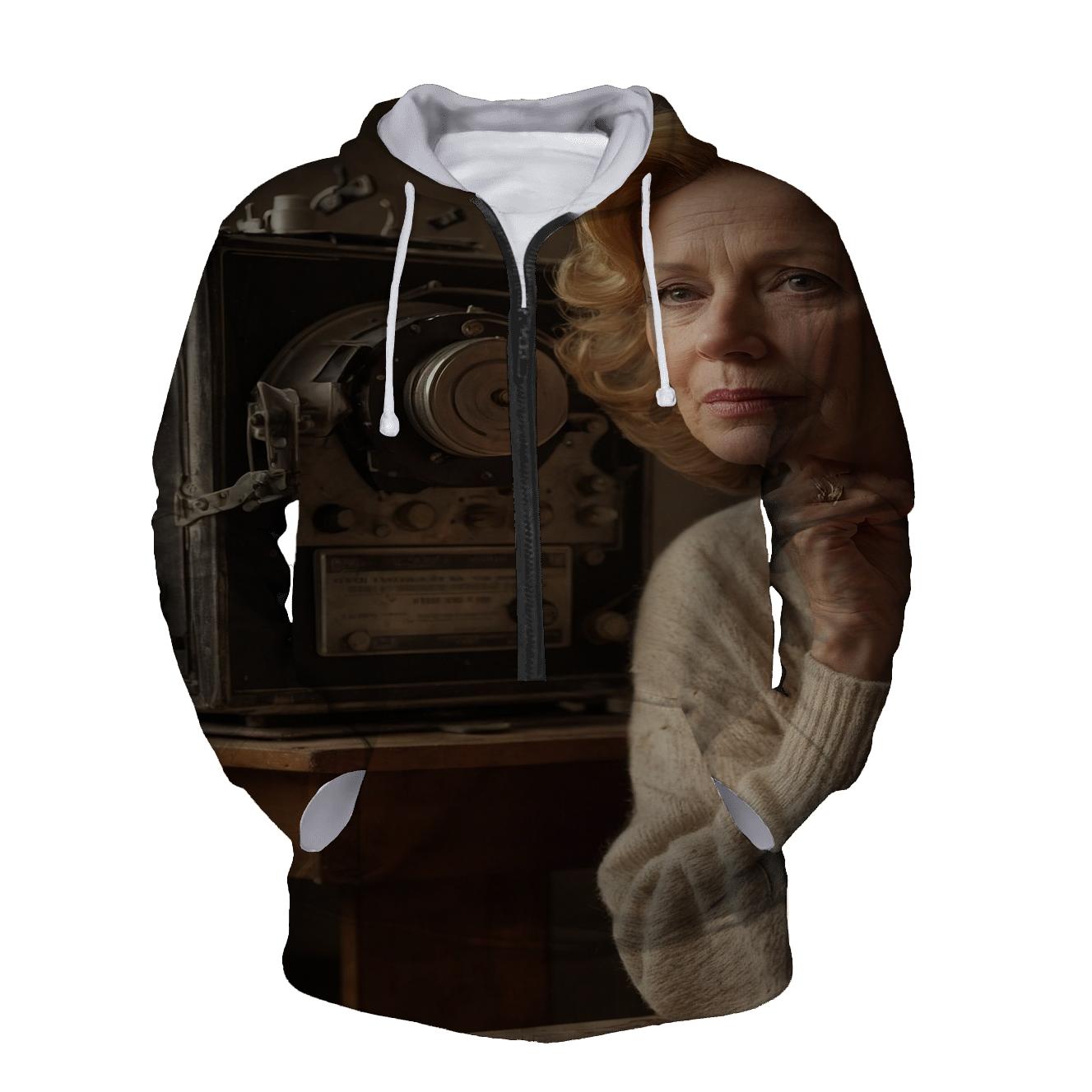 Polly Holliday Reflecting By Vintage Film Set custom hoodies