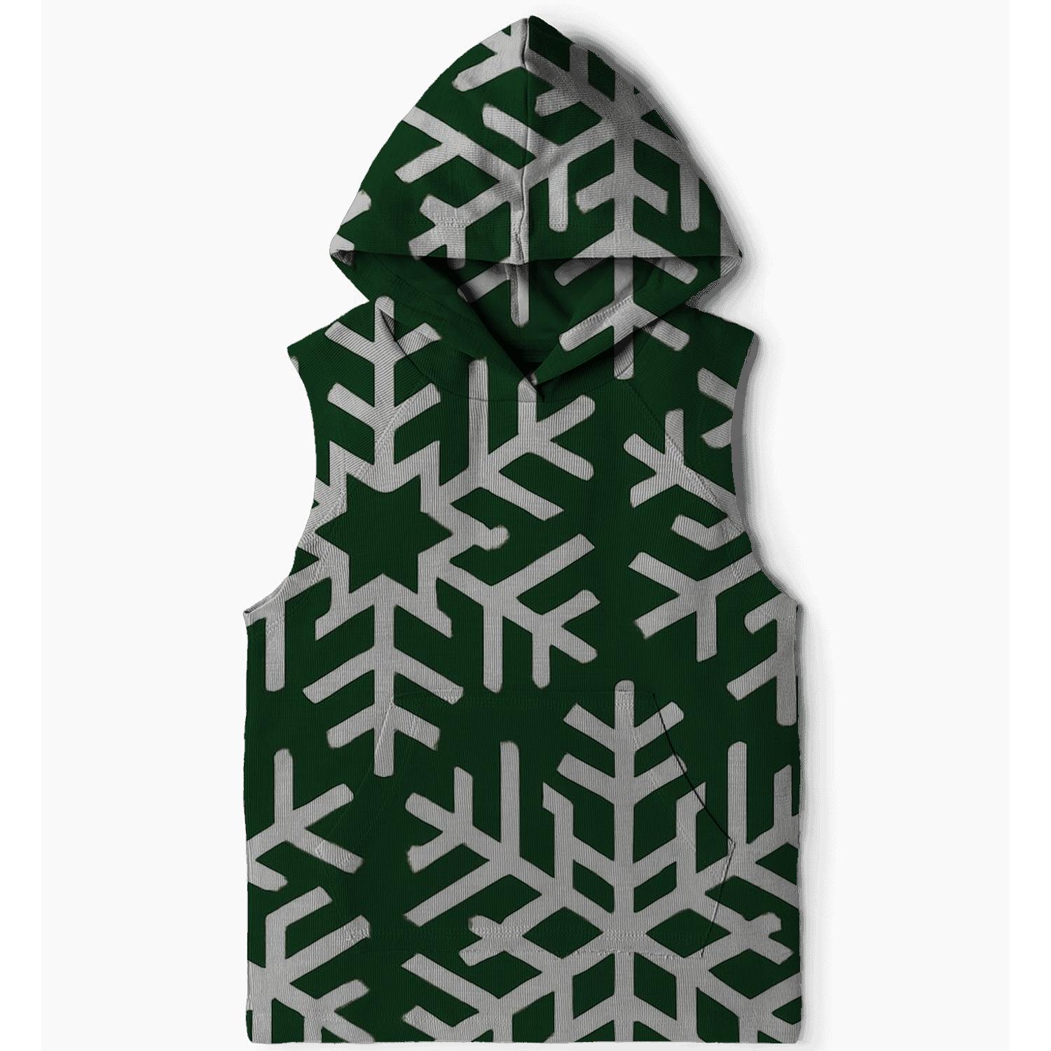 Geometric Snowflake Dance Pattern pullover hoodies