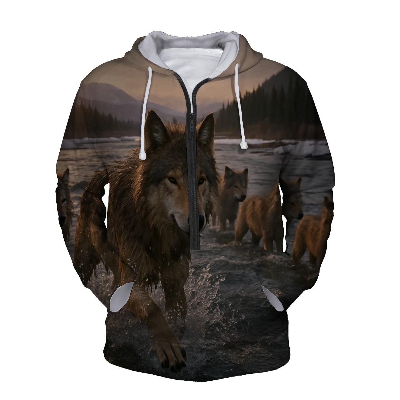 Spring Melt River Crossing hoodie designs