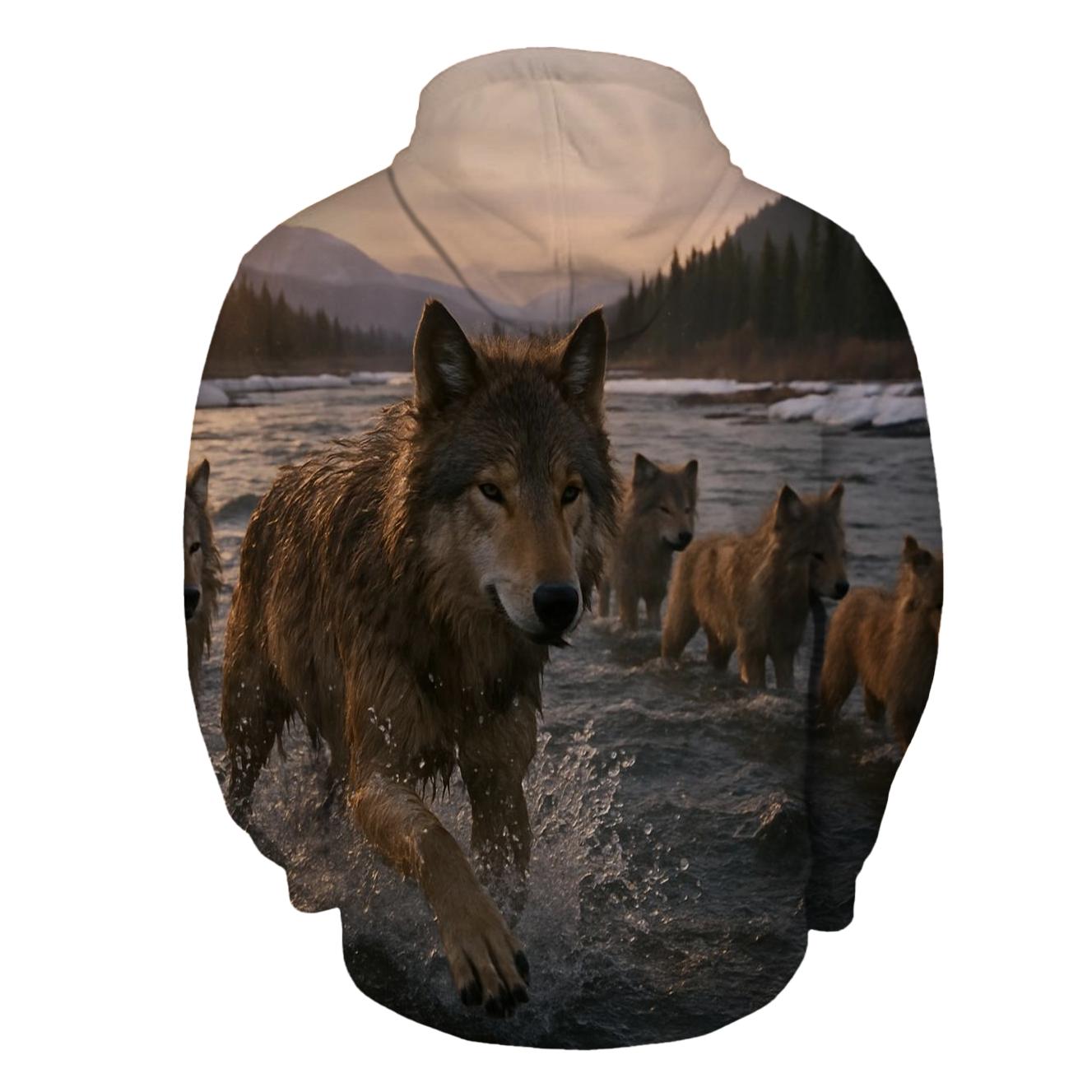 Spring Melt River Crossing hoodie designs