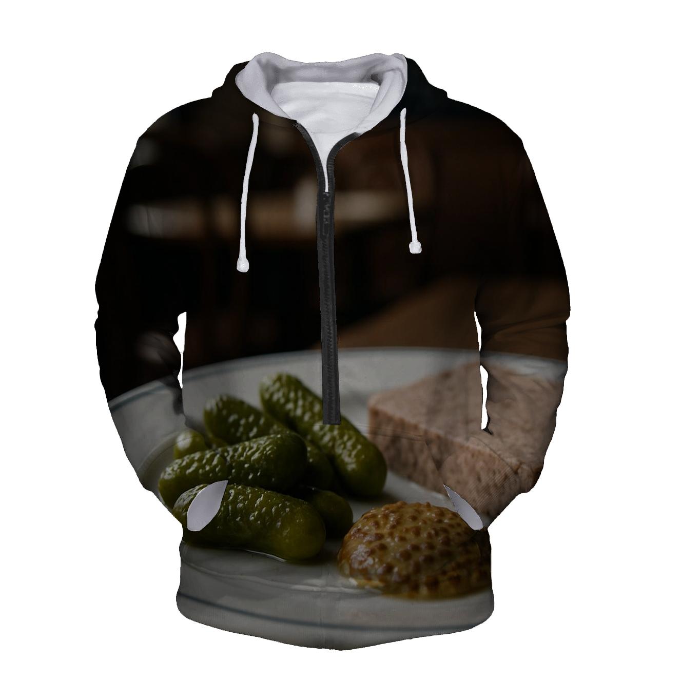Bistro Plate With Cornichon Accents custom hoodies