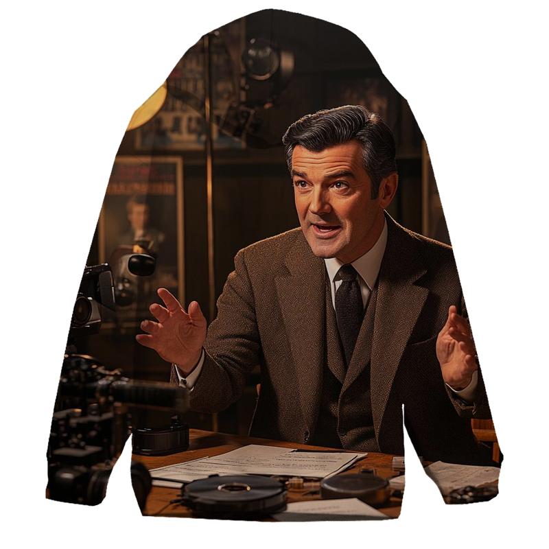 Graham Greene Discussing Film Adaptations In A London Studio pullover hoodies