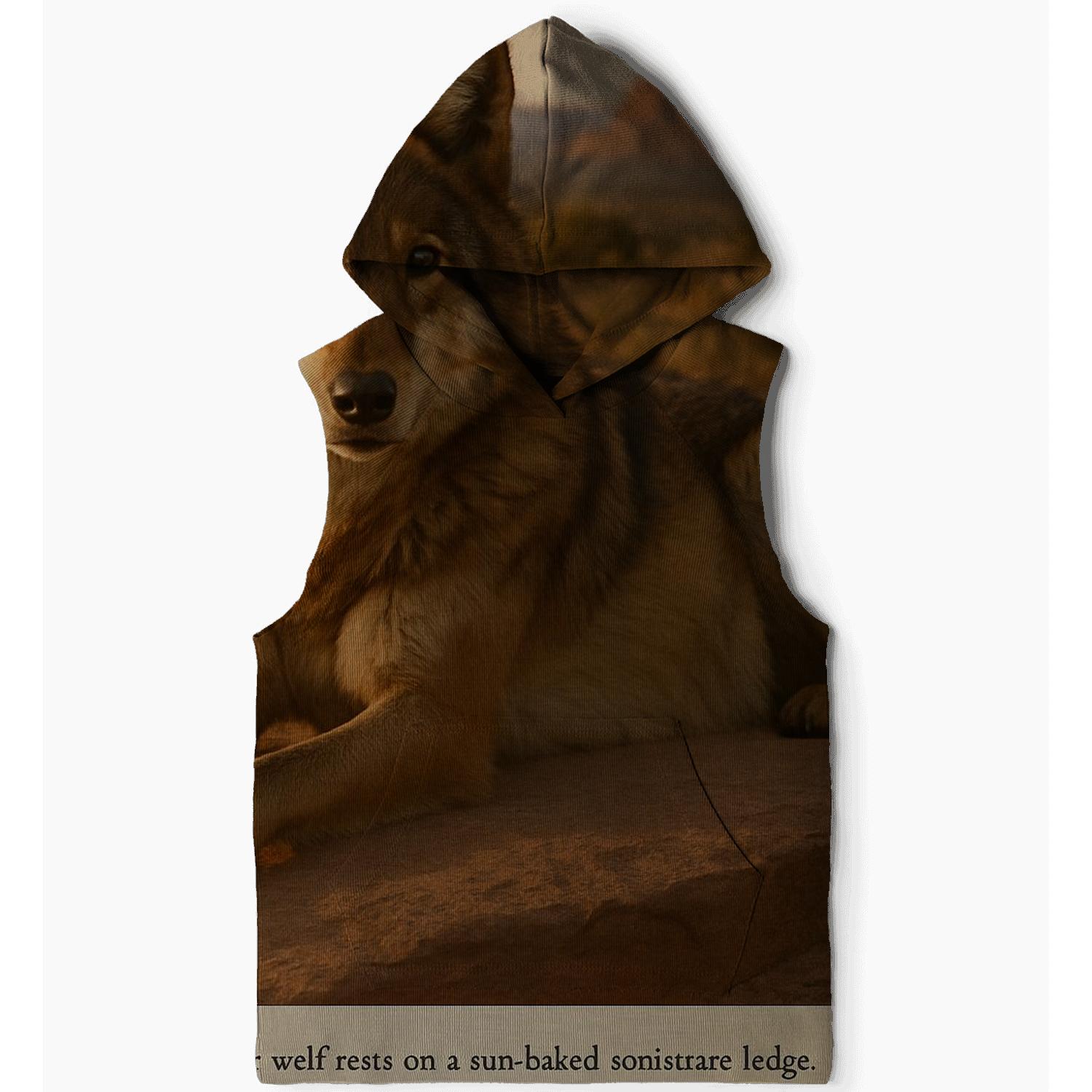 Desert Timber Wolf At Twilight hoodie designs