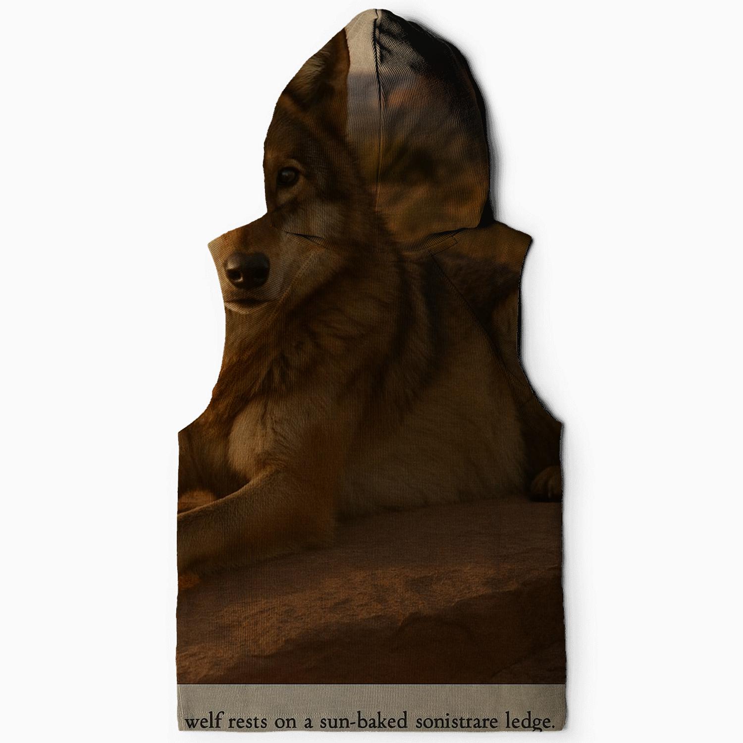 Desert Timber Wolf At Twilight hoodie designs