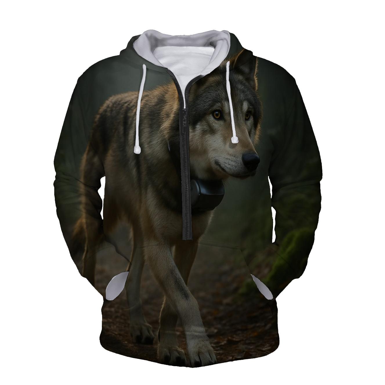 Collared Tracker Encounter zip-up hoodies