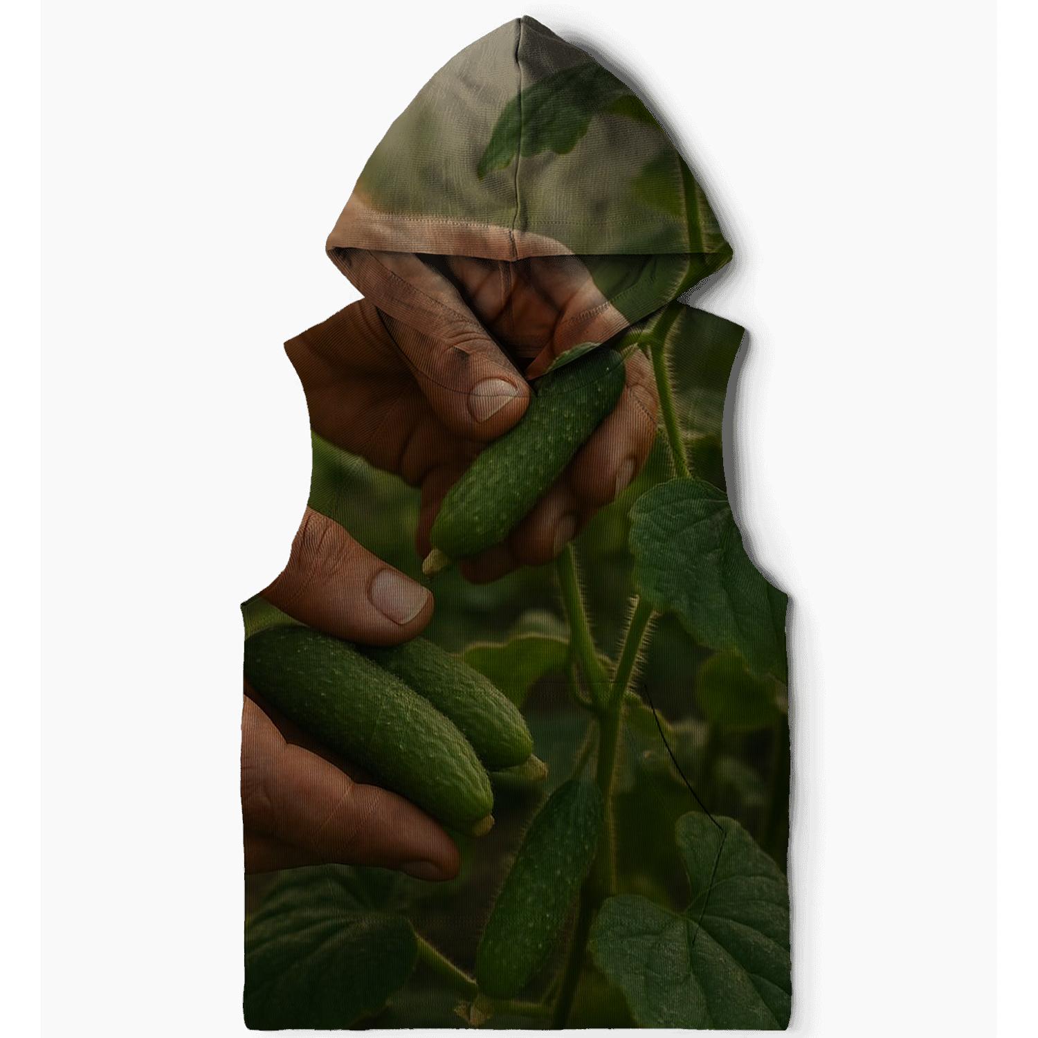 Cornichon Harvest In Early Morning Mist heavyweight hoodies