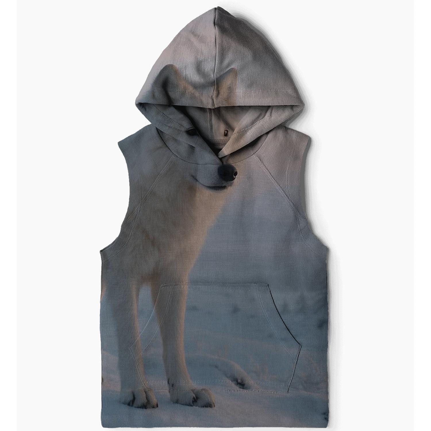 Dawn Vigil Of The Arctic Wolf zip-up hoodies