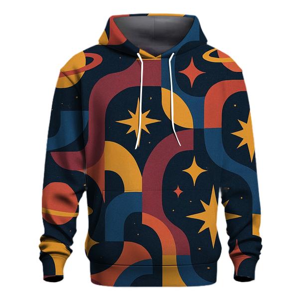 Cosmic Funk Geometry pullover hoodies