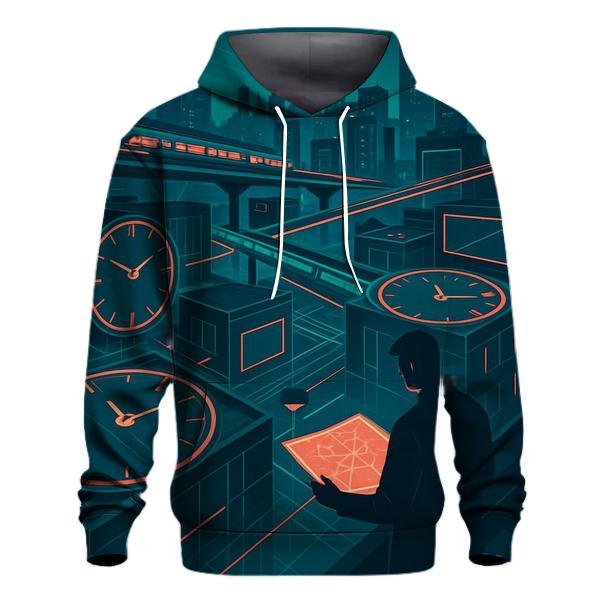 Temporal Grid Metropolis lightweight hoodies
