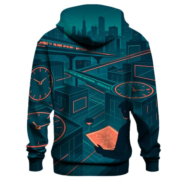 Temporal Grid Metropolis lightweight hoodies