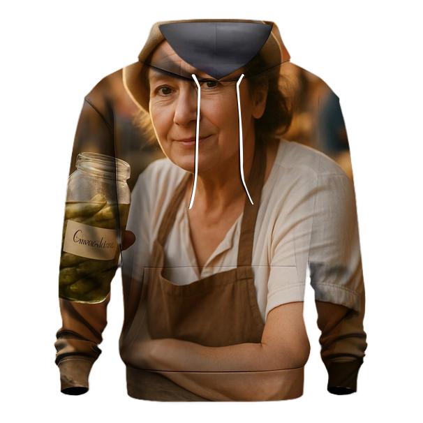 Market Picker With Cornichon Jar designer hoodies