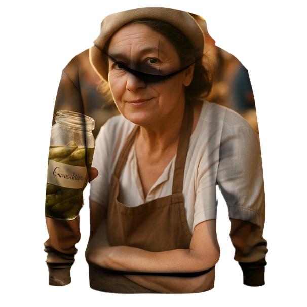 Market Picker With Cornichon Jar designer hoodies