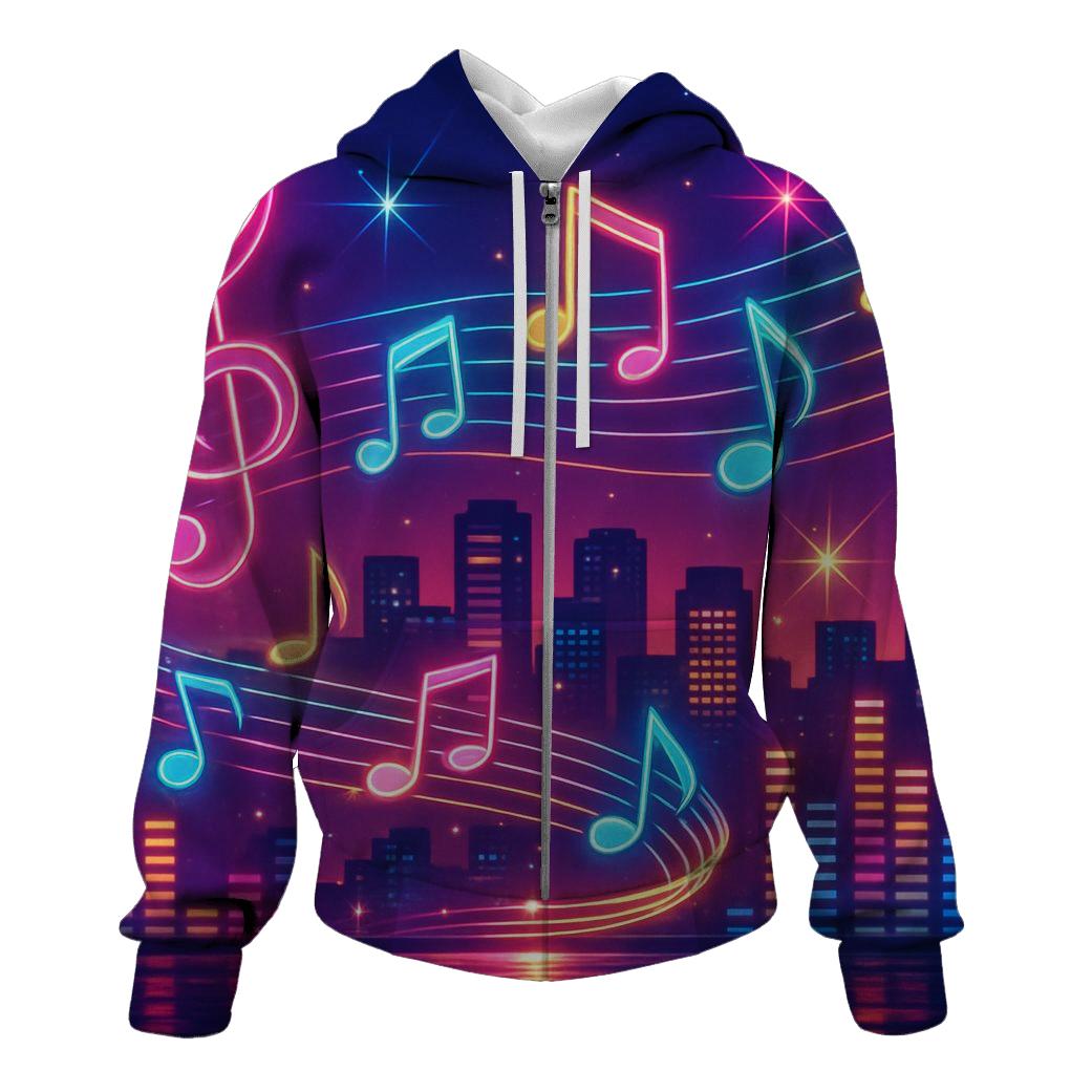 Neon Melody custom hoodies