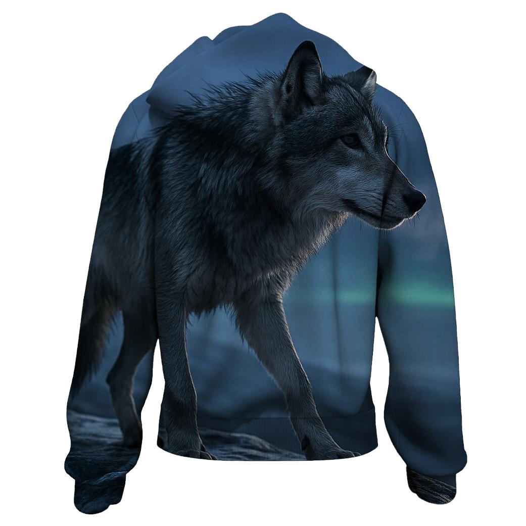 Midnight Alpha On Glacial Ridge graphic hoodies